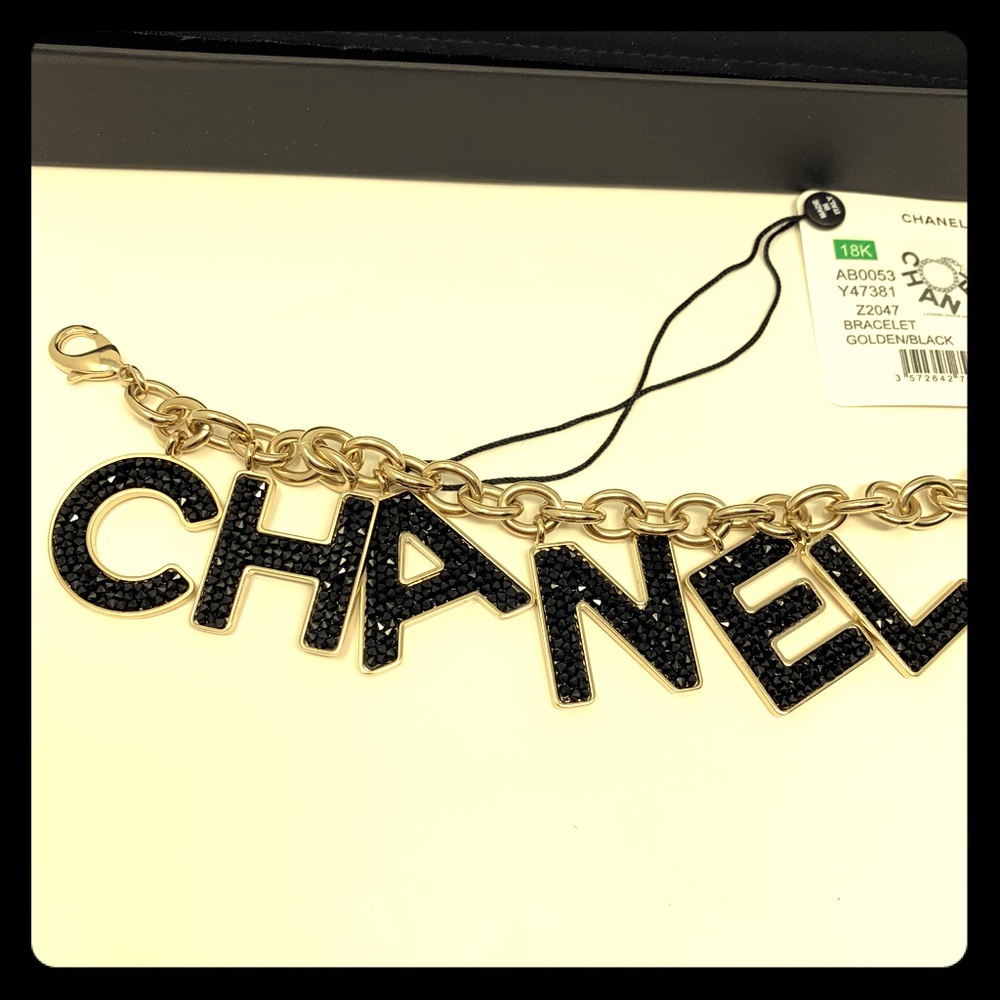 Chanel C-H-A-N-E-L Link Bracelet!